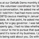 Screenshot sent by Democratic operative (name redacted)